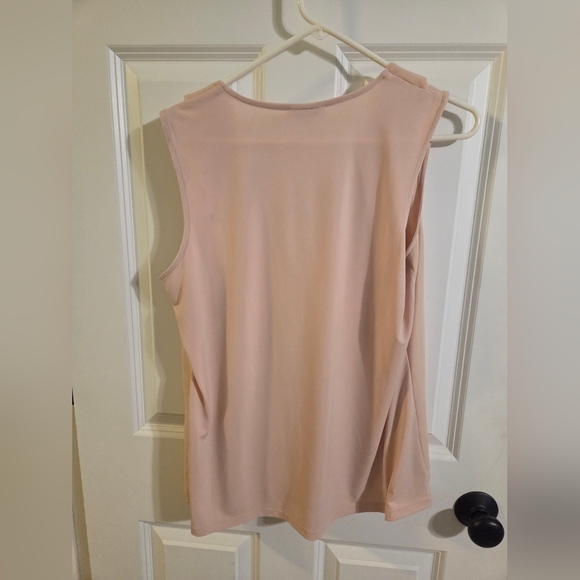 Calvin Klein Women's Pink Ruffle Top - Picture 3 of 4